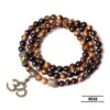 Tiger eye triple fold bracelet