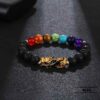 7 chakra lava pixiu bracelet